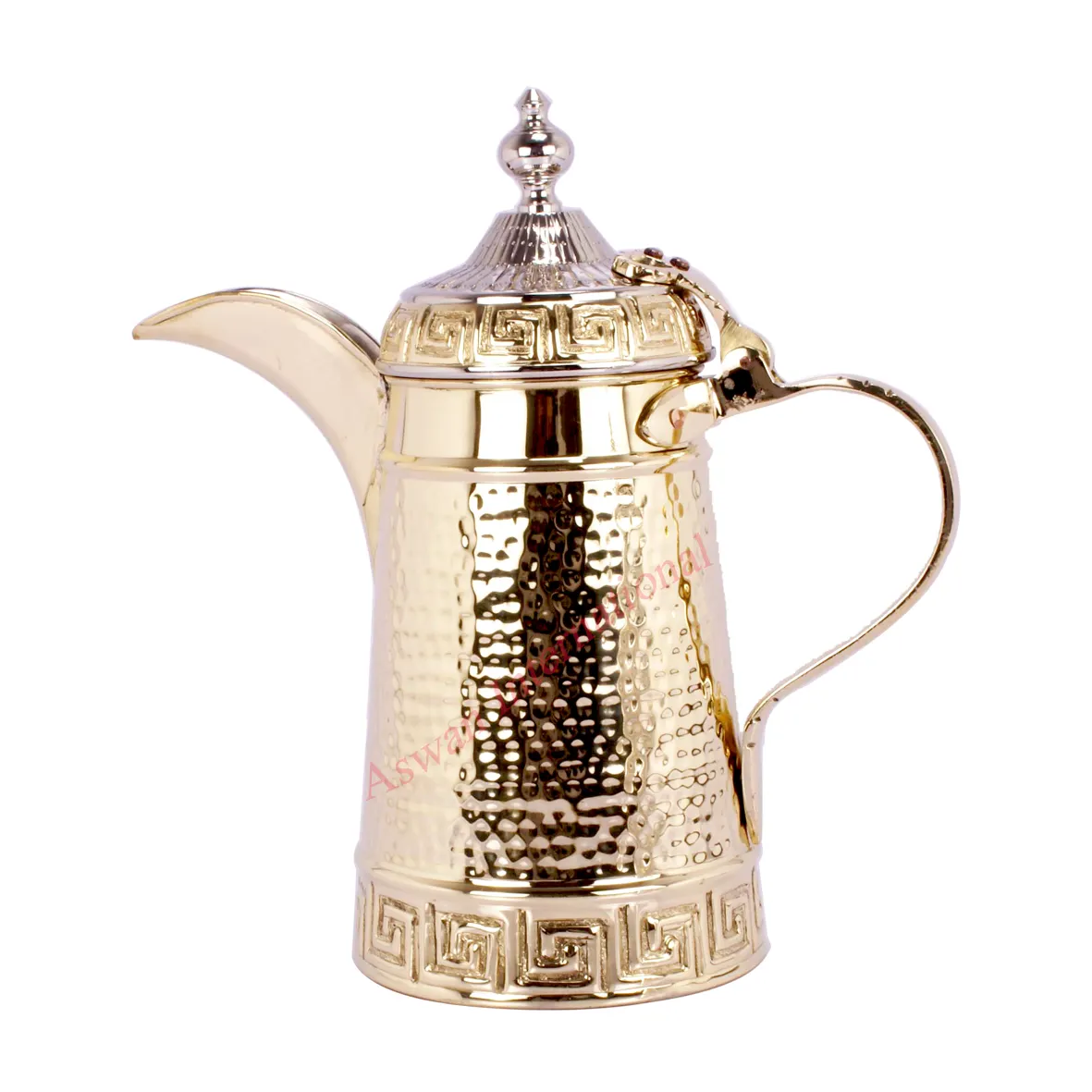 النحاس Dallah مطروق وعاء لتقديم القهوة العربي اليدوية اليدوية يتوهم القهوة أعلى بيع بأسعار معقولة أفضل القهوة Dallah