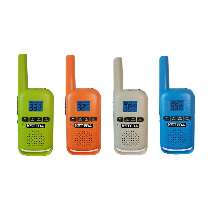 AT105 PMR446 446MHz FRS462 462MHz Walkie talkie with Type-C kids Two way radio with CE RED certificate AAA Li-ion battery