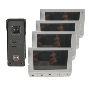 Sistema de intercomunicación para puerta de 7 pulgadas, intercomunicador con vídeo a Color, TFT, 4 cables, a prueba de agua, con timbre y cámara - Product Image 6