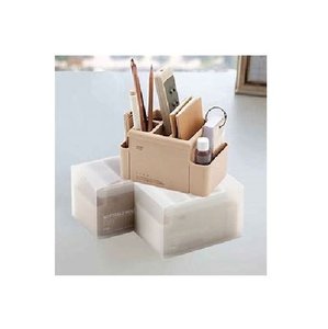 新设计镂空桌面木笔笔筒印度工艺品学校办公用品家居用品 - Product Image 1
