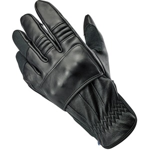 OEM/ODM定制标志刺绣Bla男士皮手套巴基斯坦冬季宽弹性Velcro手腕手套 - Product Image 6
