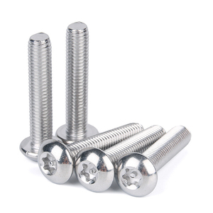 M2 2.5 M3 M4 M5 M6 M8 M10 M12 ISO7380 304 paslanmaz çelik A2 güvenlik cıvata makinesi düğme kafası Torx vidalar pimleri ile - Product Image 1