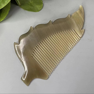 Natural Buffalo <strong>Horn</strong> Comb in Black Set 3 Comb With Different Size And <strong>Shape</strong> for home salon hair comb at cheap price BY HF CRAFTS - Product Image 1