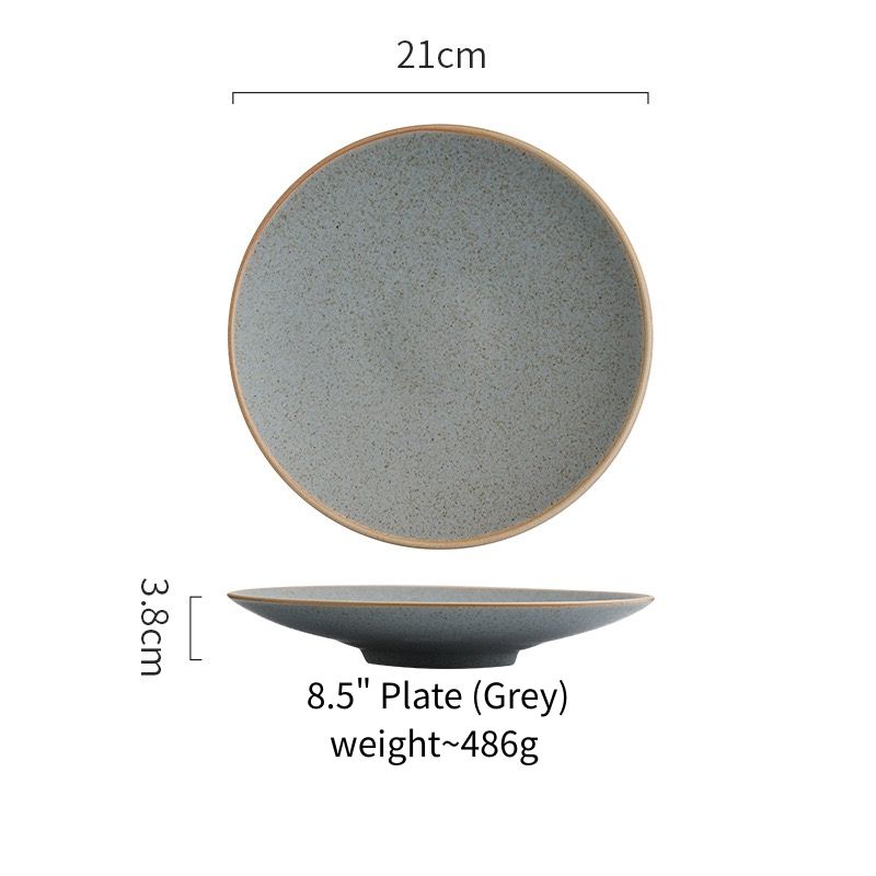 Assiette 8,5" (Gris)