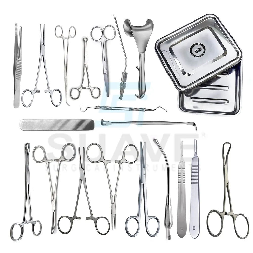 Yüksek kaliteli tıbbi özelleştirilmiş OEM hizmeti temel genel cerrahi aletler SUAVE cerrahi aletler tarafından kullanır