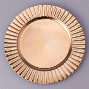 北欧设计定制尺寸全锤打玫瑰金边框方钢多功能厨房托盘 - Product Image 2