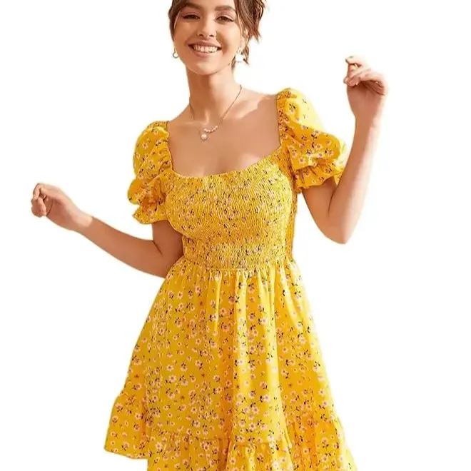 Vestido occidental sólido de alta calidad para mujer Vestido occidental de talla grande para mujer