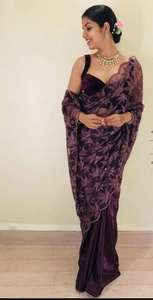 En trend ve tasarımcı parti bluz ile güzel ağır <span class=keywords><strong>net</strong></span> saree giymek parça hint bayanlar sari en iyi fiyat toptan giymek