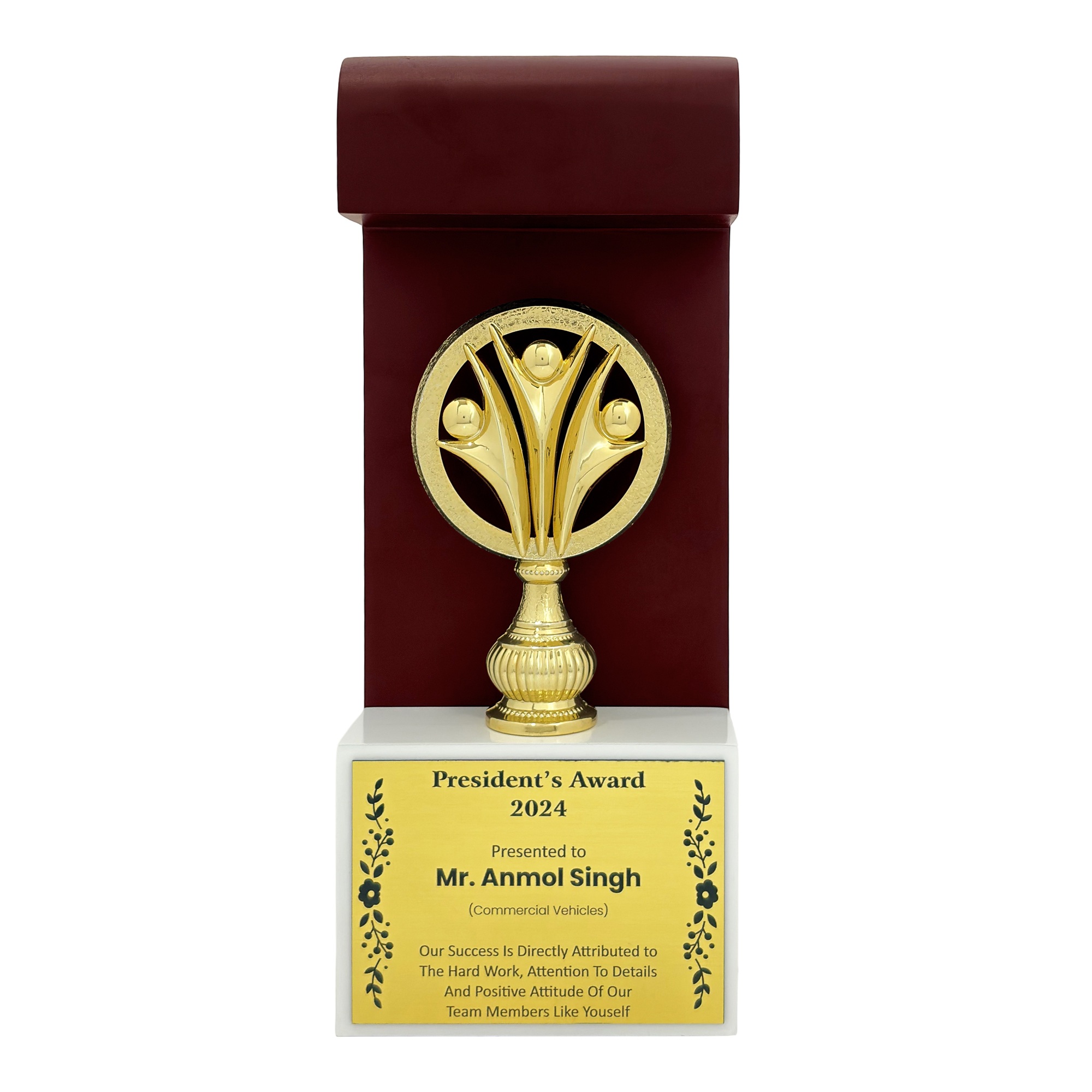 Wooden Plastic trophy best <strong>award</strong> Elegant Medal for Corporate Events sports use welcome gift custom made design promotional <strong>award</strong> - Product Image 1