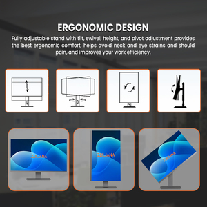 Schlankes Design Monoblock-PC 24-Zoll-All-in-One-Touchscreen-Desktop-Computer - Product Image 4