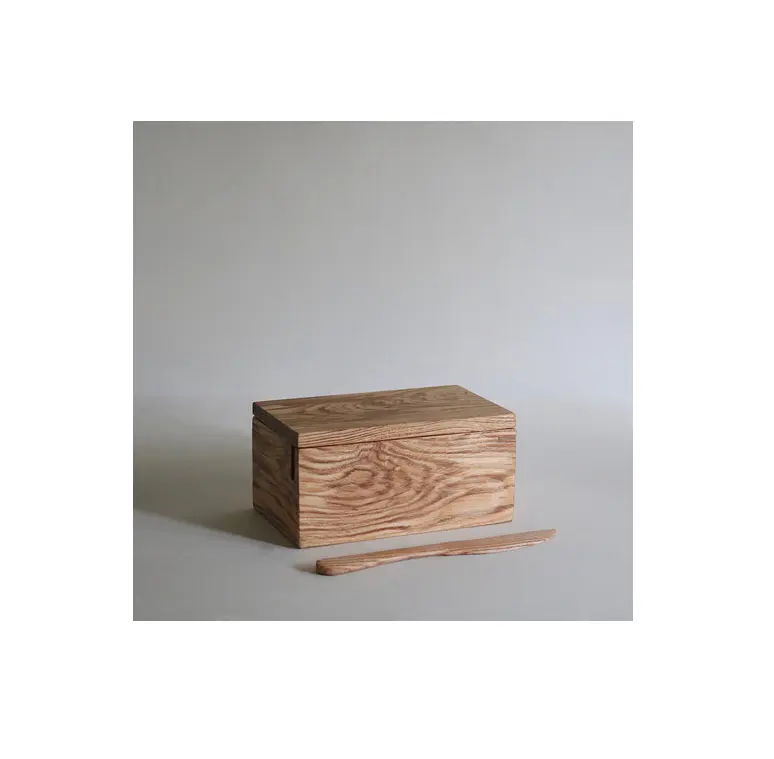 Fancy Stylish gỗ bơ lưu trữ Box handmade với muỗng hộp biểu tượng tùy chỉnh sản phẩm mới gỗ bơ hộp