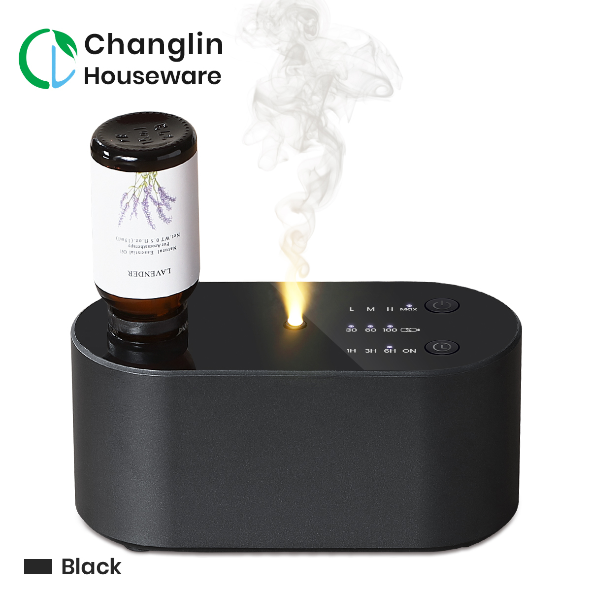 Black Waterless Diffuser