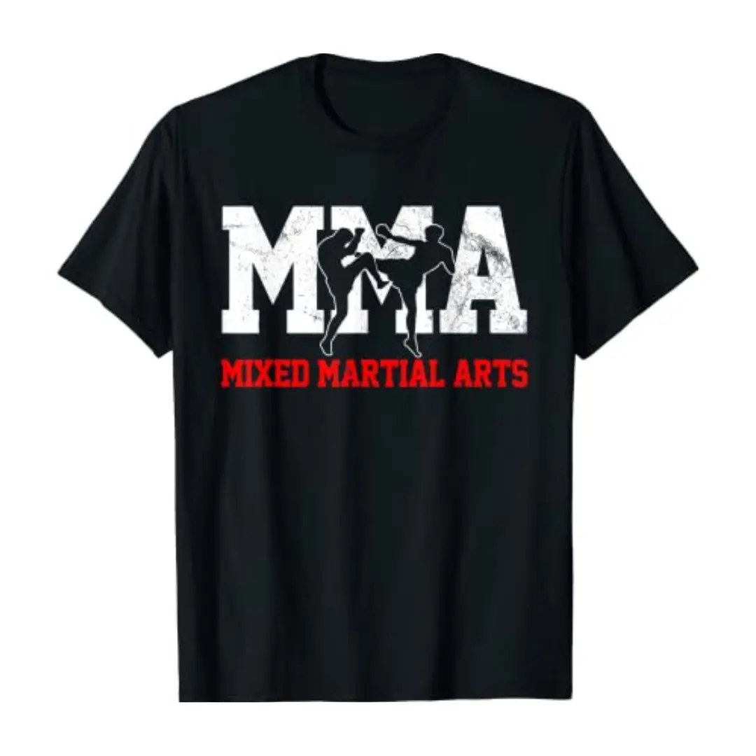 100% algodão Personalizado de alta Qualidade Por Atacado Oem T-shirt Lutador de MMA KICKBOXING Plus Size
