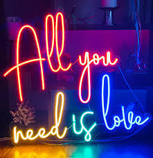 บริษัทตกแต่งผนัง 1PC ส่วนบุคคล LED โลโก้ที่กําหนดเอง UV พิมพ์สวัสดีป้ายนีออนที่งดงาม - Product Image 3