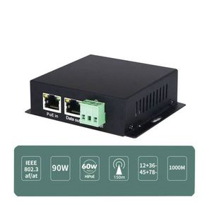 Gigabit 802. 3AF/AT/BT POE Switch Splitter Alta potencia 30W 60W 90W 12V Salida Industrial Aislado PoE Splitter - Product Image 3