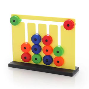 Montessori Slide Puzzle <strong>Game</strong> Learning Colour and Pattern Matching for <strong>Kids</strong>, Multicolor - Product Image 1