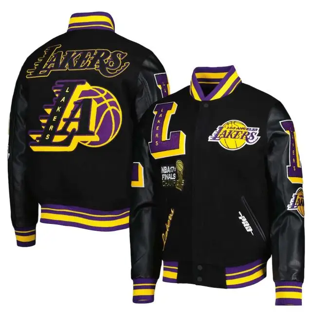 Hombres Custom Trendy American Promocional Team Basketball Varsity Letterman Chaquetas Mujeres