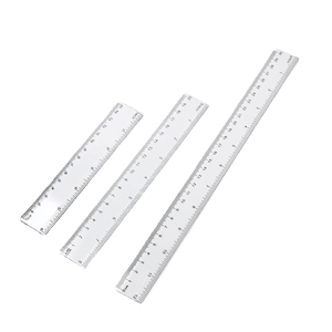 Bán buôn tùy chỉnh giá rẻ nhựa thẳng cai trị thiết lập nhựa công cụ đo lường cho sinh viên văn phòng trường nhà cung cấp - Product Image 4