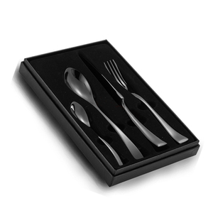 Trendy <strong>Design</strong> Metal Cutlery Set With Royal Handle Matt Black Finished for <strong>Special</strong> Event Dinnerware <strong>Flatware</strong> Set With Box