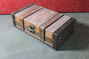 Yüksek kalite Modern dikdörtgen tasarım ahşap kilit ile saklama kutusu çok fonksiyonlu ev dekoratif sandıklar - Product Image 3