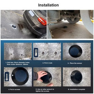 Kablosuz otopark Spot jeomanyetik sensör ultrasonik sistem park yeri sensörü - Product Image 6