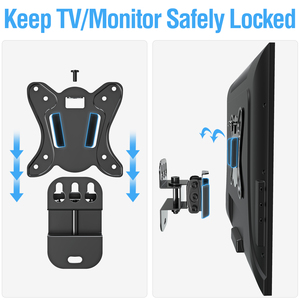 MOUNTUP <strong>TV</strong> Holder Single Stud Perfect Center <strong>Design</strong> Most 13-32 Inch LED LCD OLED <strong>TVs</strong> <strong>Mount</strong>
