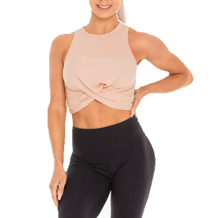 Top cropped feminino de alta qualidade para ioga, academia, treino, fitness, roupa fitness, com logotipo personalizado, preço barato, top cropped para mulheres, novidade em promoção