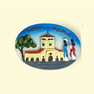 Vietnam büyütülmüş reçine sanat buzdolabı mıknatısı nefes kesen sahneler ve aşk teması zanaat hediye için figürler - Product Image 2