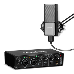 德普生MD22-MX新到USB专业演播室声卡录音音频接口和麦克风套装 - Product Image 1