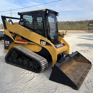 2022 Caterpillar 257B Turbo dizel parça kızak nokta dönüşlü yükleyici <span class=keywords><strong>66</strong></span> <span class=keywords><strong>HP</strong></span> 3,200 saat 1 Ton paletli için kullanılan Pilot el kontrolleri