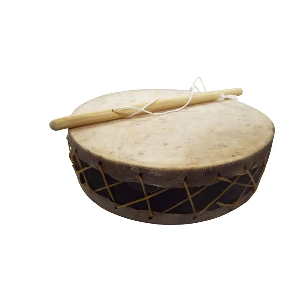 ผิวแพะธรรมชาติกลองมือเฟรมแบนโจดักจับ Djembe Bodhran