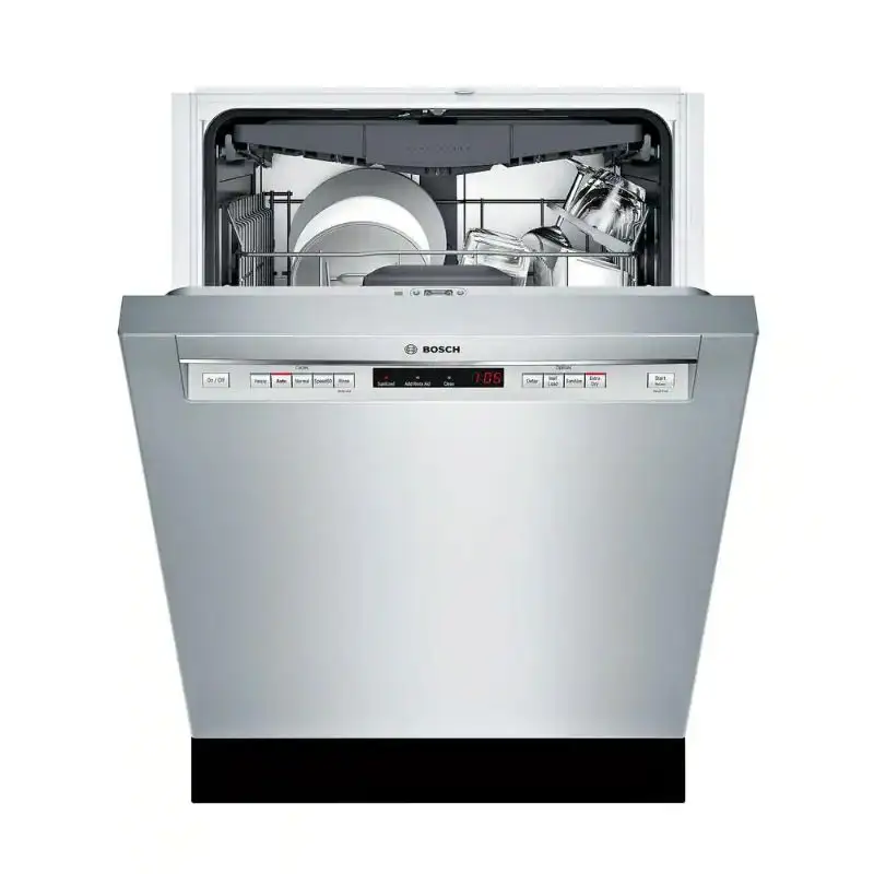 Best Buy 500 Series 24 in. Stainless Steel B_o_s_h Top Control Tall Tub Pocket Handle Dishwasher