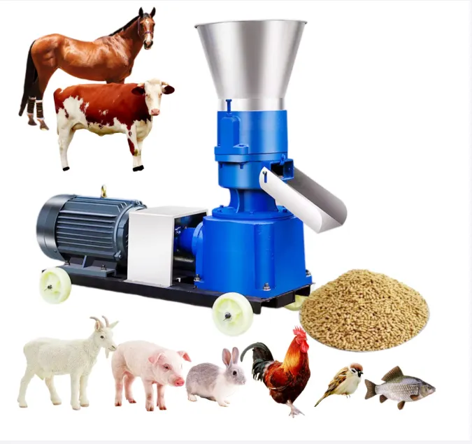 Мини-портативный силос kl alfalfa, рисовый кукурузный крахмал, соломенное сено, трава, 260 корма для собак, производитель кормов для домашних животных, трактор, машина для производства гранул, цена