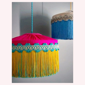Haven kızdırma kolye Boho Luxe işık Handwoven jüt ile yapılan, Seagrass & Rattan huzurlu ev aydınlatma için