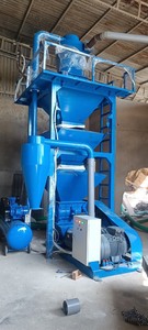 מסוע פניאומטי עם קיבולת משקל גבוהה נירוסטה מכוסה בצבע כחול אחיד 1200x2100x2100 מ""מ מנוע 380 מתח