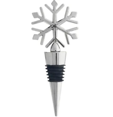 Tappi per bottiglie di vino da neve tappi per sigillare Twist per la conservazione del vino regali per vino strumenti da Bar utensili da cucina gadget per la festa di natale