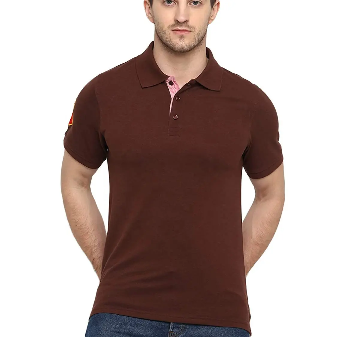 New Polo Áo Sơ Mi Đứng Cổ Áo Đặc Biệt Khâu Người Đàn Ông Mới Nhất Chất Lượng Hàng Đầu Bán Buôn Người Đàn Ông Và Phụ Nữ Tùy Chỉnh Polo Áo Sơ Mi Với Thêu