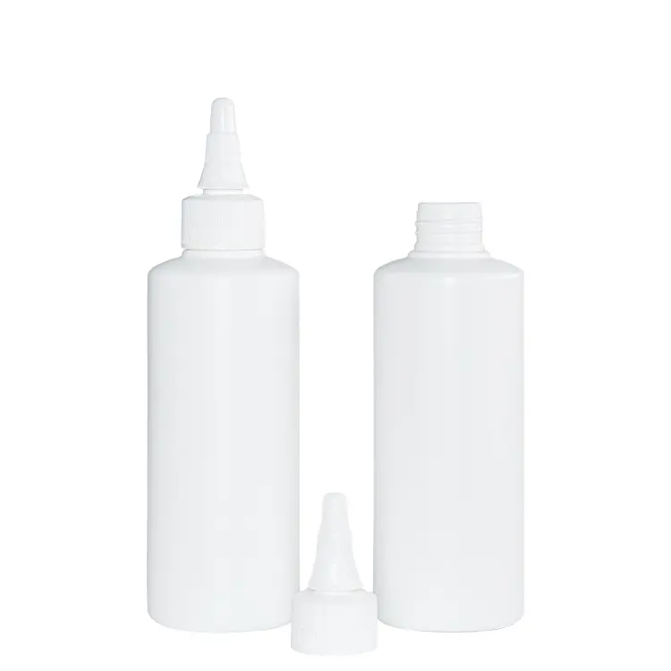 UKPACK UKL29 scalp essential oil bottle 200ml screw cap hair color shampoo hair oil bottle plastic squeeze container