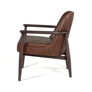 Rondic Lederen Fauteuil Voor Woonkamer Comfortabele En Stijlvolle Stoel - Product Image 2