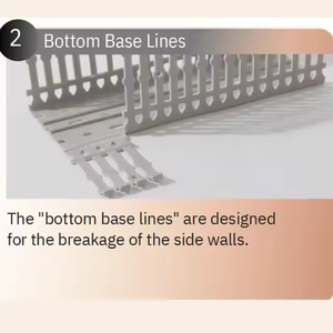 Wholesale Excellent Quality Breakable Side Walls Design Slotted Large Cable PVC <strong>Trunking</strong> - Product Image 2