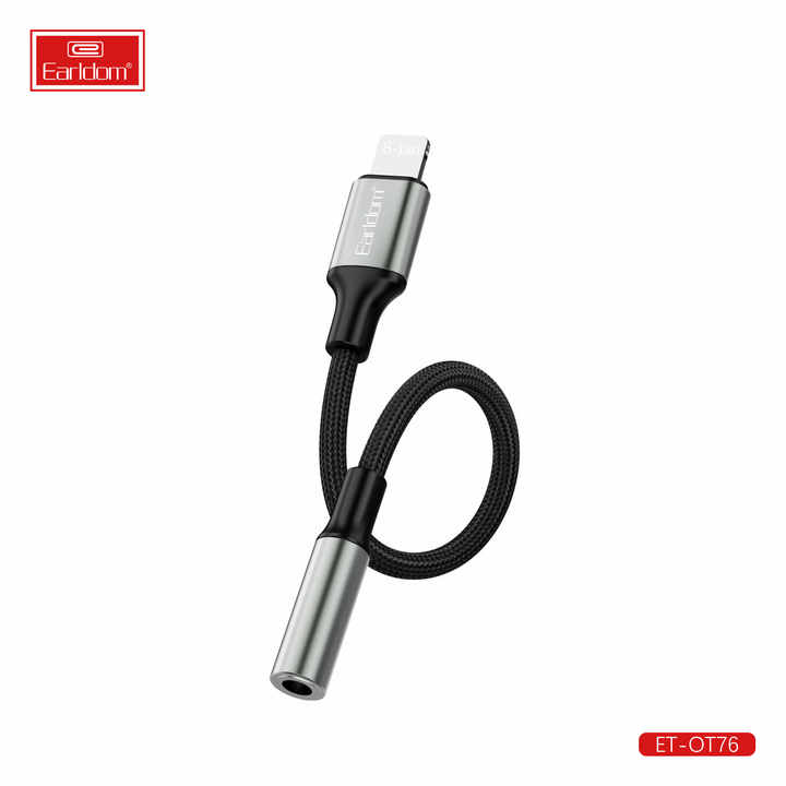 Eardom Venta caliente Original 8Pin a 3,5mm auriculares aux adaptador para iPhone mantener la calidad de sonido original y funciones