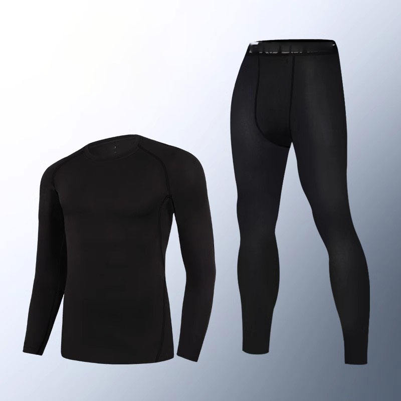 Black long sleeves + black trousers