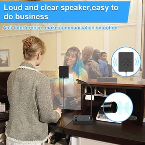 Daytech tedarikçiler pencere hoparlör interkom 2 yollu interkom sistemi anti-girişim hoparlör banka sayaç hastane için - Product Image 3