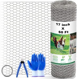 Sechseckiges verzinktes Hardware-Stoff netz mit 0,6x1 Loch für Hühnerstall-Barriere-Kaninchen käfig zaun - Product Image 1