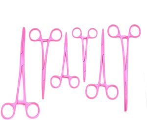 Çok renkli gökkuşağı renk Ultimate Hemostat Set kavisli ve düz İpucu balıkçılık forseps kilitleme forseps üreticisi - Product Image 4