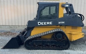 משלוח מהיר בשימוש צבי johnn 319e קדמי מעמיס מנוע לועזי מיני מנוע לועזי השווה מסלול החלקה מטעין זמין