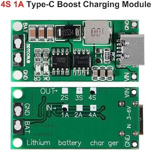 Aismartlink bảng bảo vệ sạc pin Li-ion Lithium loại C BMS 4S 1A mô-đun Sạc Tăng Áp DC 8.4V 12.6V 16.8V(4S 1A) - Product Image 2