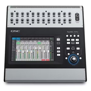 QSC TouchMix-30 <strong>Pro</strong> 32-Channel Compact Digital Audio <strong>Mixer</strong> 8 DCA 14 AUX Mixes 32 Inputs (24 Mic/6 Line/Stereo USB) Touchscreen