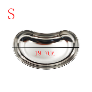 Diş cerrahi tıbbi paslanmaz çelik böbrek kase kavisli tepsiler S/M/L 304 Lab enstrüman tepsi cihazı tırnak ve parmak kullanımı için - Product Image 2
