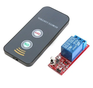 DC 5V 12V 1-Kanal-Relaismodul Infrarot-IR-Fernbedienung 1 CH Relais-Fahrplatinen-Controller für elektronische Heimwerker